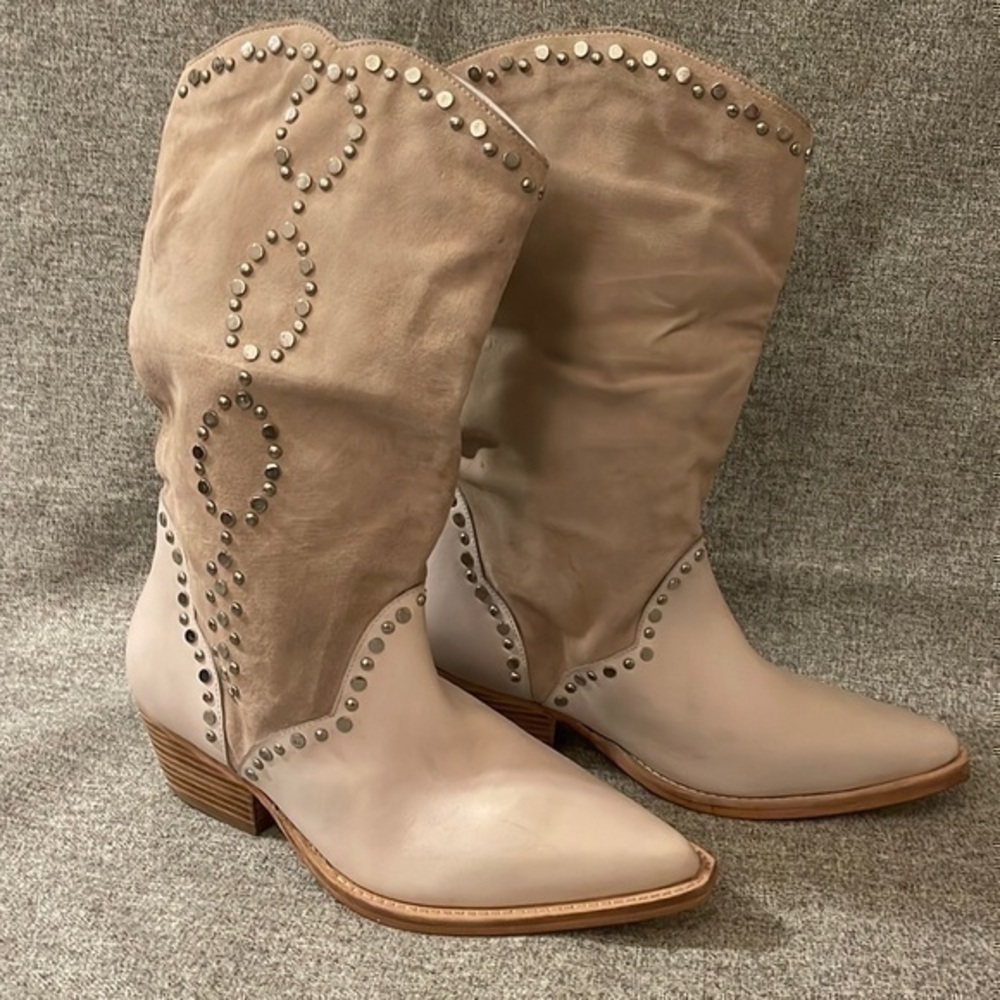 Jackson Studded Western Bootie. NEW